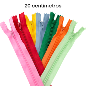 ziper simples 20cm