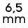 6,5mm