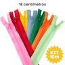 ziper simples 18cm